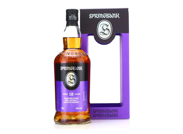 上海Springbank云顶18年威士忌回收云顶威士忌洋酒700ml