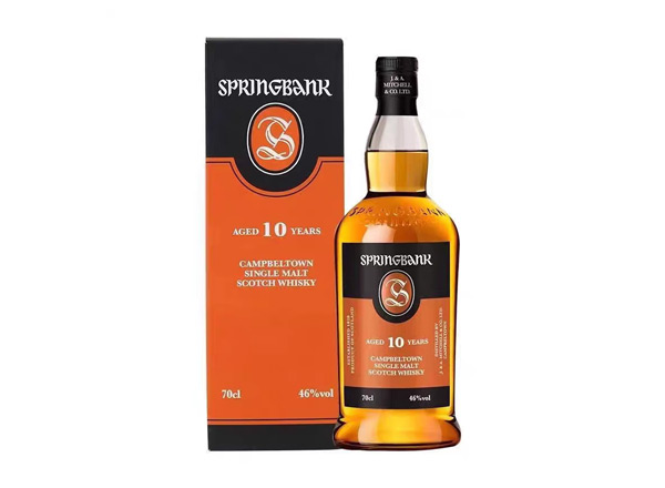 上海收购云顶10年威士忌SpringBank云顶10年700ml回收洋酒行货