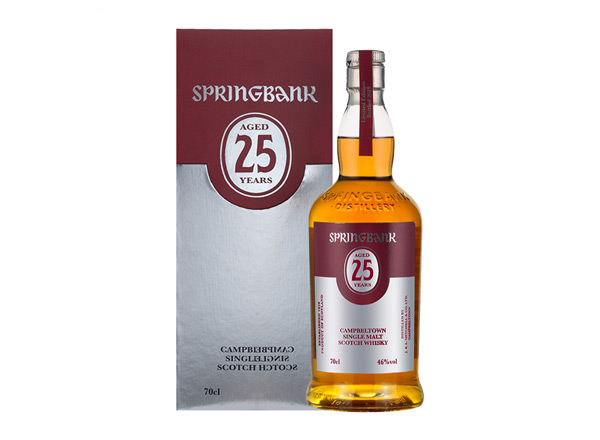 上海云顶25年回收云顶威士忌SpringBank 46度坎贝尔镇苏格兰单一麦芽700m进口洋酒威士忌