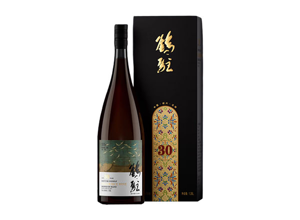 上海鹤驻新花雕回收鹤驻30年瑞鹤图黄酒
