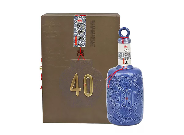 上海古越龙山40年黄酒回收古越龙山四十年陈酿花雕酒