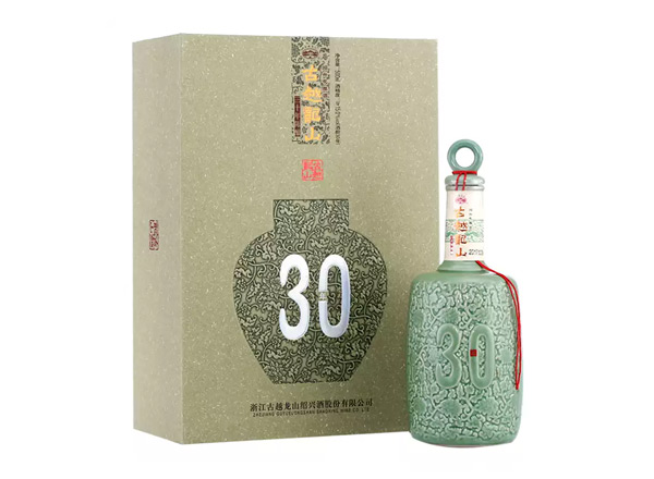 上海古越龙山30年黄酒回收古越龙山三十年陈酿花雕酒
