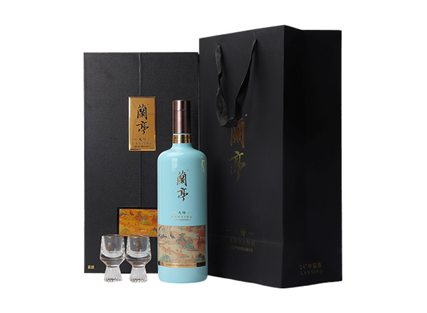 上海会稽山黄酒回收兰亭大师三十年陈酿1L礼盒装绍兴黄酒