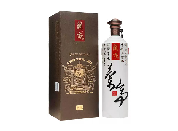 上海会稽山兰亭黄酒大师兰亭1L装老款礼盒