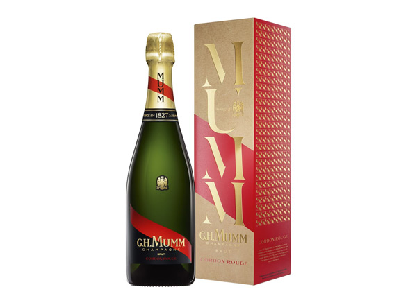 上海玛姆香槟回收风尚版玛姆红带香槟起泡酒G.H. Mumm Cordon Rouge Brut